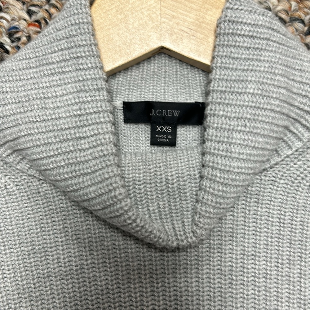 J.Crew Cashmere/Cotton Relaxed Turtleneck Sweater - Size XXS - Picture 5 of 12